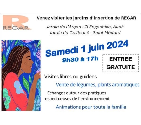 Portes ouvertes des jardins d'insertion REGAR à Auch - 01/06/2024