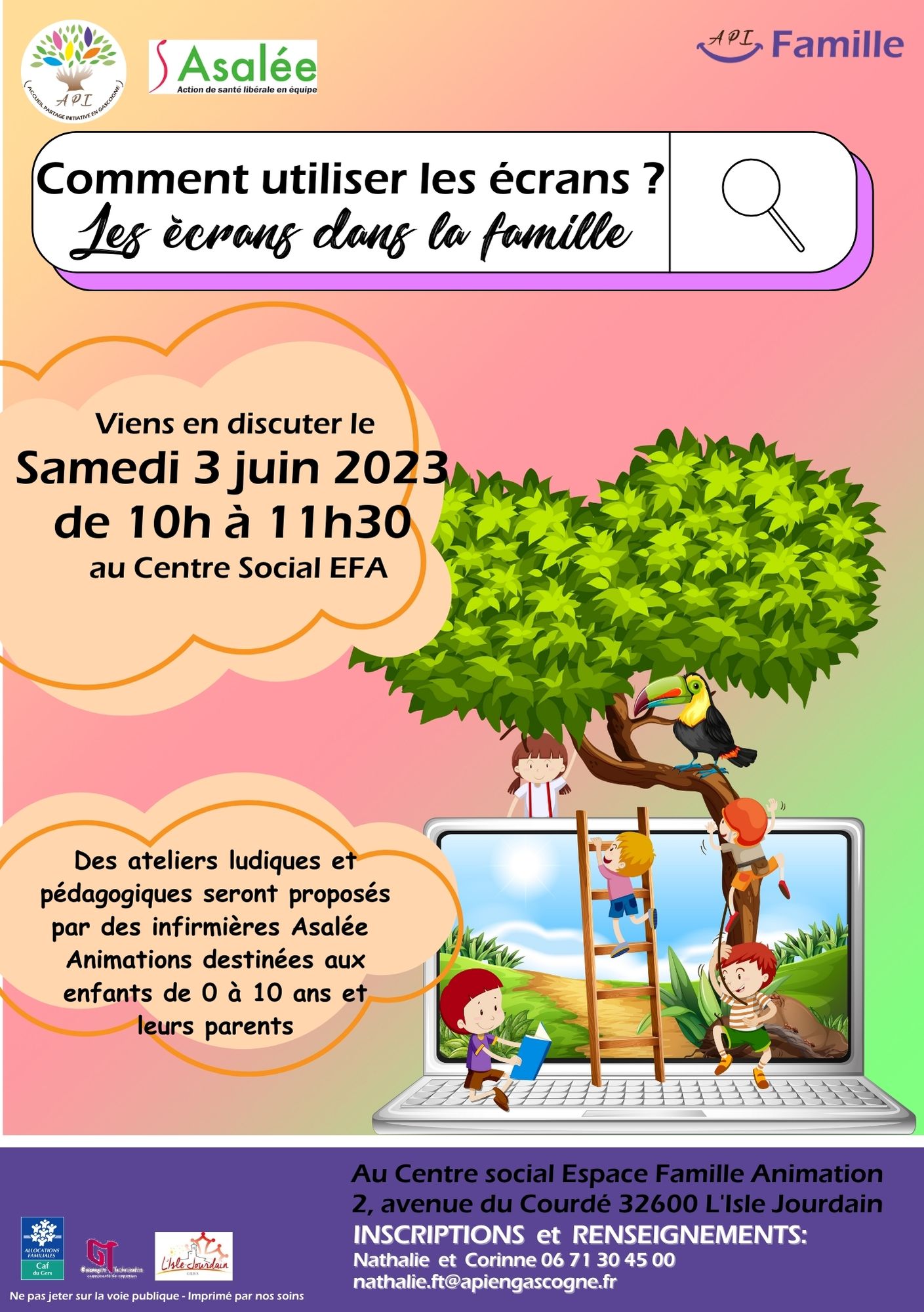 Ecran dans la famille