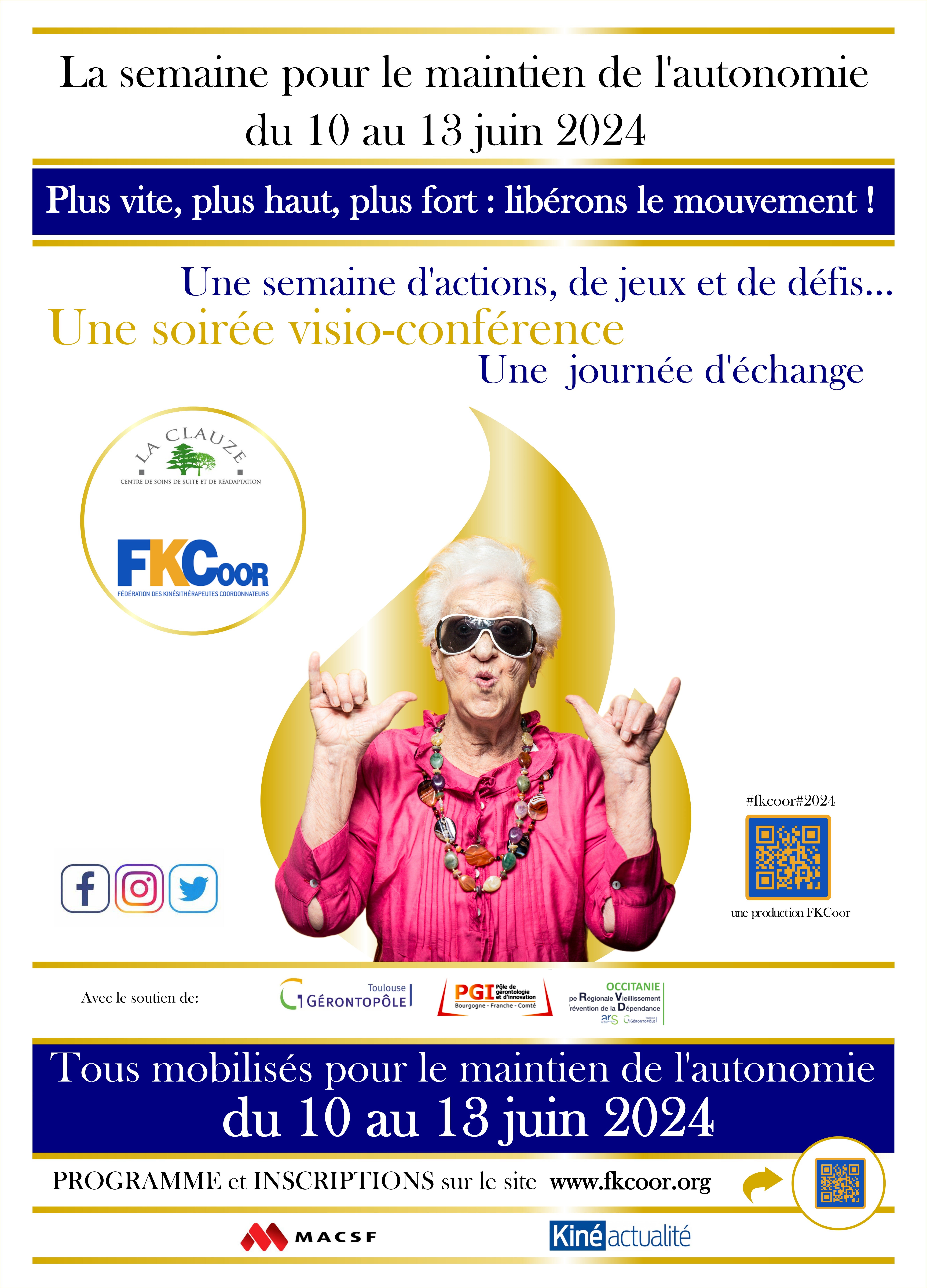 affiche Semaine pour le maintien de l'Autonomie